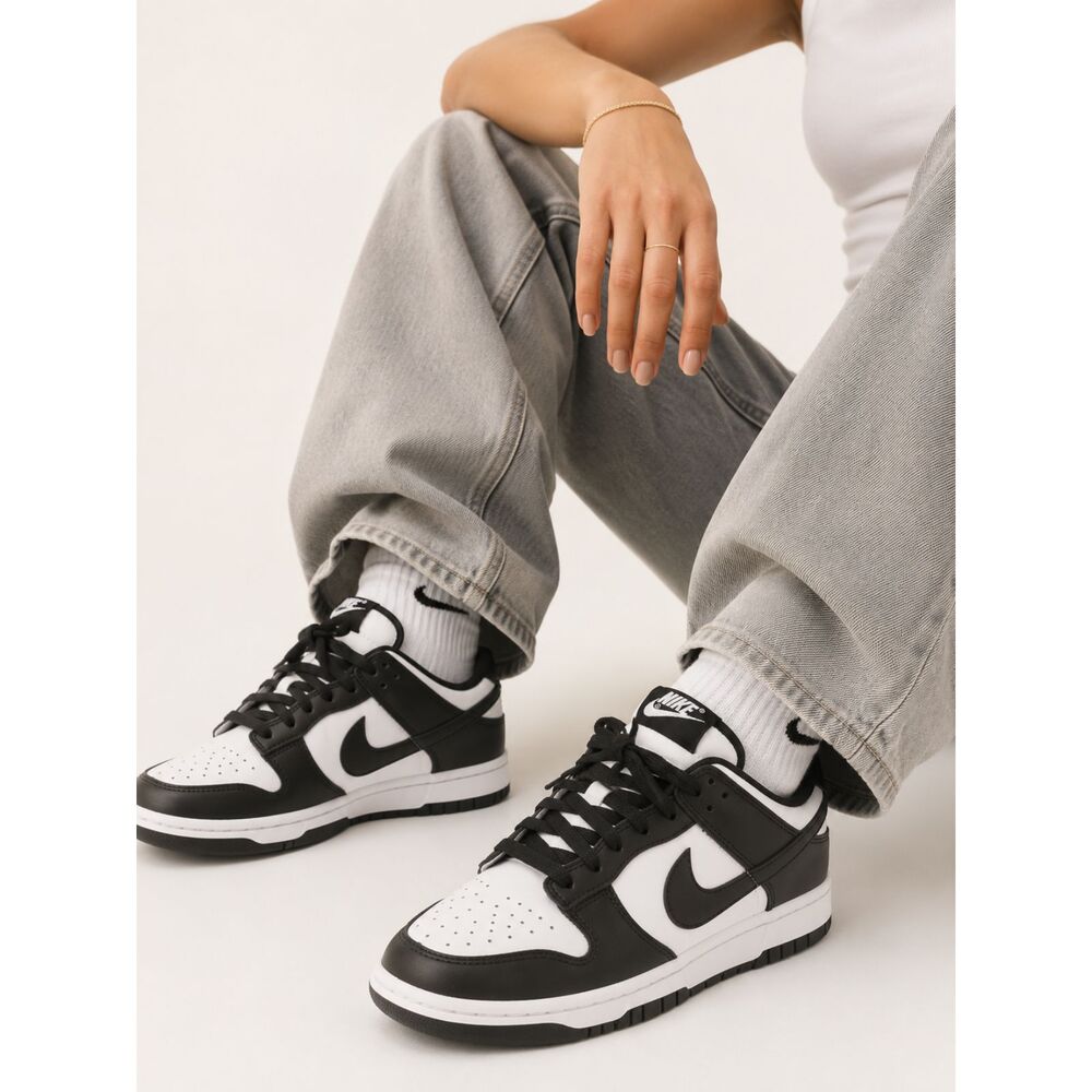 Nike Dunk Low Panda Black White‎ DD1503-101 Women's Size 7.5 Sneakers